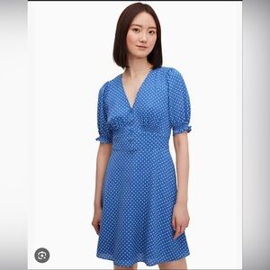 Kate spade size 0 tea garden dot dress